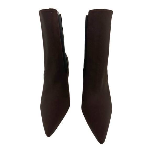 Good American High Kickstand Brown Neoprene Heeled Boots Size 10 NWT $295 MSRP - Picture 4 of 8